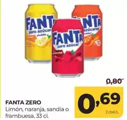 Alimerka Fanta - fanta zero oferta