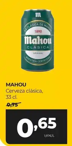 Alimerka Mahou - cerveza clasica oferta