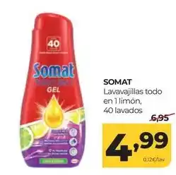 Alimerka Somat - lavavajillas todo en 1 limon oferta