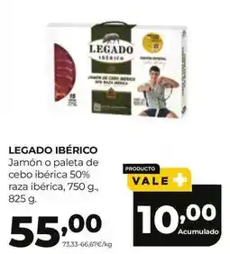 Alimerka Legado - jamon o paleta de cebo iberica 50% raza iberica oferta