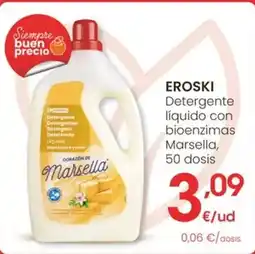 Eroski Eroski - detergente liquido con bioenzimas marsella oferta