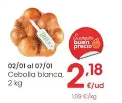 Eroski Cebolla blanca oferta