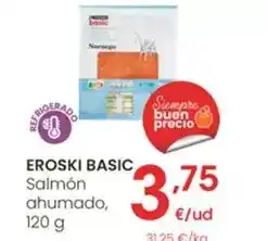Eroski Eroski basic - salmón ahumado oferta