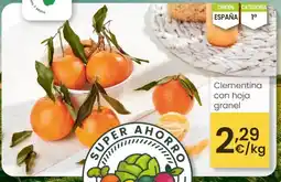 Eroski Clementina con hoja granel oferta
