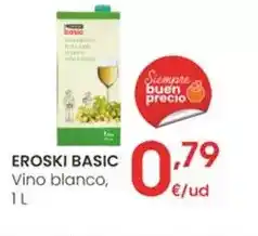 Eroski Eroski basic - vino blanco oferta