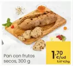 Eroski Pan con frutos secos oferta