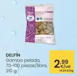 Eroski Delfín - gamba pelada oferta