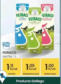 Eroski Feiraco - leche desnatada oferta