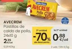 Eroski Avecrem - pastillas de caldo de pollo oferta