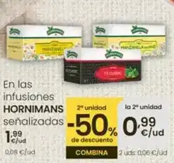 Eroski Hornimans - en las infusiones oferta