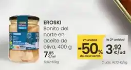 Eroski Eroski - bonito del norte en aceite de oliva oferta