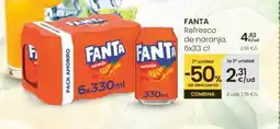 Eroski Fanta - refresco de naranja oferta