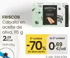 Eroski Friscos - caballa en aceite de oliva oferta
