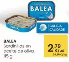 Eroski Balea - sardinillas en aceite de oliva oferta