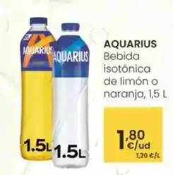 Eroski Aquarius - bebida isotonica de limon o naranja oferta