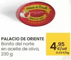 Eroski Palacio de oriente - bonito del norte en aceite de oliva oferta
