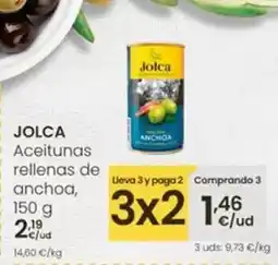 Eroski Jolca - aceitunas rellenas de anchoa oferta
