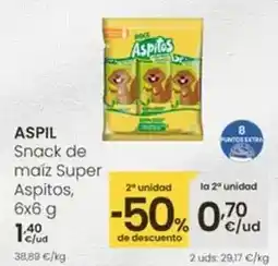 Eroski Aspil - snack de maíz super aspitos oferta