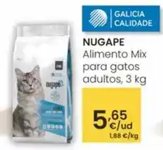 Eroski Nugape - alimento mix para gatos adultos oferta