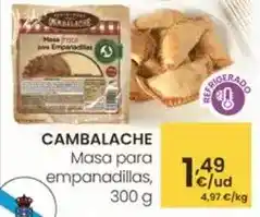 Eroski Cambalache - masa para empanadillas oferta