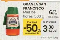 Eroski Granja san francisco - miel de flores oferta