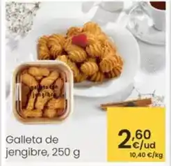 Eroski Galleta de jengibre oferta