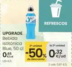 Eroski Upgrade - bebida isotonica blue oferta