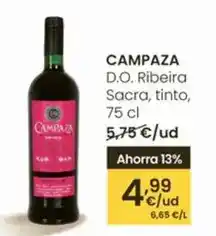 Eroski Campaza - d.o. ribeira sacra, tinto oferta