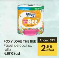 Eroski Foxy - love the bee papel de cocina oferta