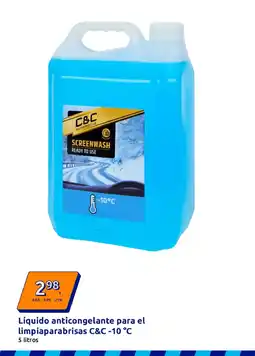Action Líquido anticongelante para el limpiaparabrisas C&C -10 °C oferta