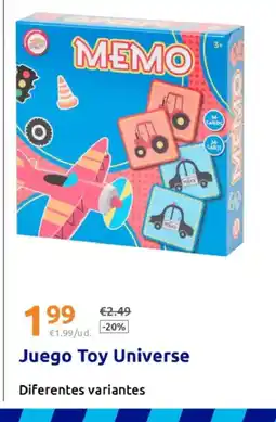 Action Juego Toy Universe oferta
