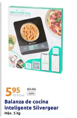 Action Balanza de cocina inteligente Silvergear oferta
