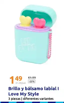Action Brillo y bálsamo labial Love My Style oferta
