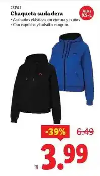 Ocine Crivit - chaqueta sudadera oferta