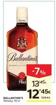 Caprabo Ballantine's - whisky oferta