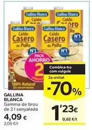 Caprabo Gallina blanca - gamma de brou oferta