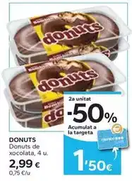 Caprabo Donuts - donuts de xocolata oferta