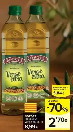 Caprabo Borges - oli d'oliva verge extra oferta
