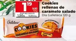 Dia Dia galleteca - cookies rellenas de caramelo salado oferta