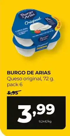 Alimerka Burgo de arias - queso original oferta