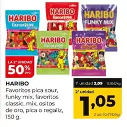 Alimerka Haribo - favoritos pica sour oferta