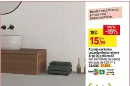 Leroy Merlin Artic - azulejo ceramico levante efecto relleve oferta