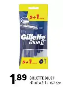 Coviran Gillette - blue ii maquina oferta