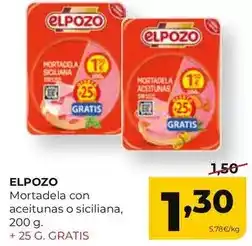 Alimerka Elpozo - mortadela con aceitunas o siciliana oferta