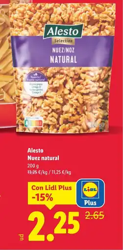 Lidl ALESTO Nuez natural oferta
