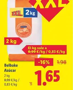 Lidl Belbake Azúcar oferta