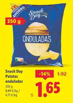 Lidl SNACK DAY Patatas onduladas oferta