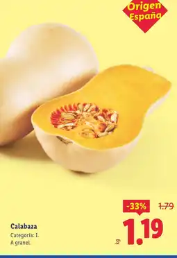 Lidl Calabaza oferta