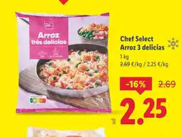Lidl CHEF SELECT Arroz 3 delicias oferta