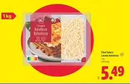 Lidl CHEF SELECT Lasaña boloñesa oferta